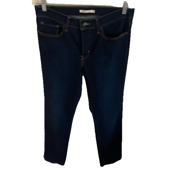 levis 314 Jeans shaping straight 31 Women Blue Minimalist 5 Pocket - Picture 1 of 6